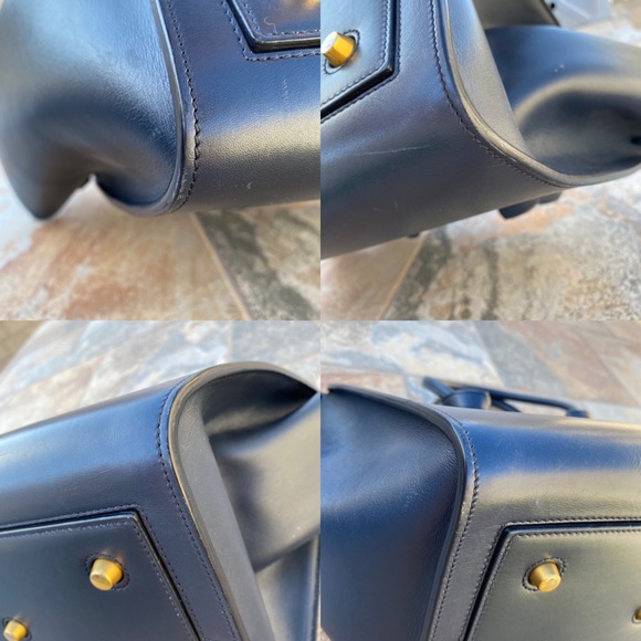 SOLD Celine Small Tie Palmalato Leather Tote - Picture 10 of 15